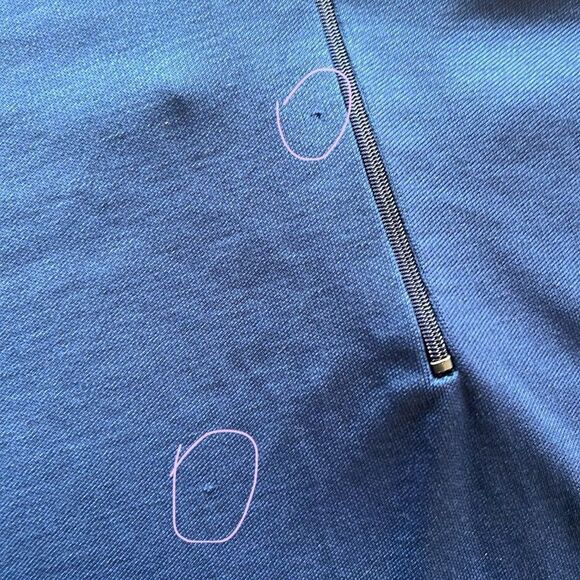 Patagonia Capilene 1/4 Zip Base Layer – Dark Blue Vintage Style - Picture 6 of 6